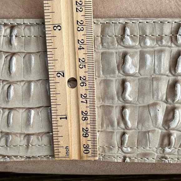 Brahmin Soft Leather & Alligator Embossed Leather Crossbody - Picture 11 of 15